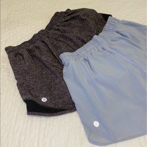 Lululemon Hotty Hot Low-Rise Lined Short 4in - 2 Pack